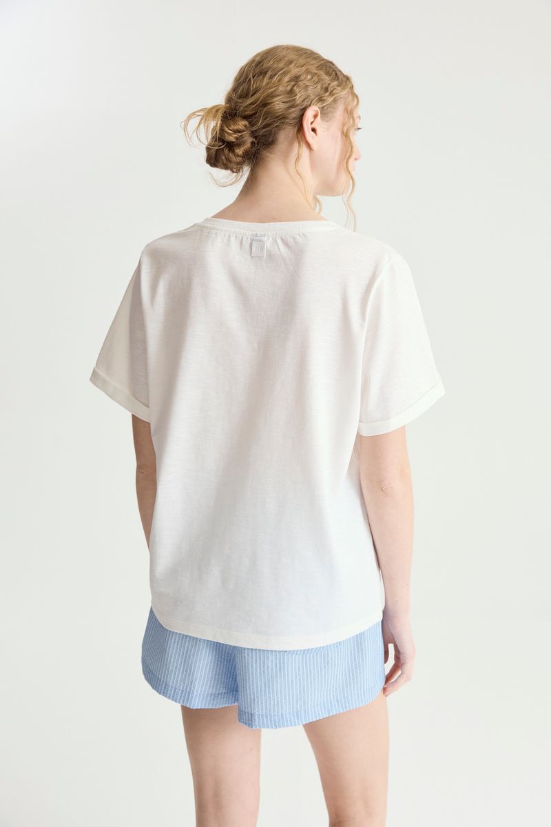 REMERA BASIC FLAME BEE