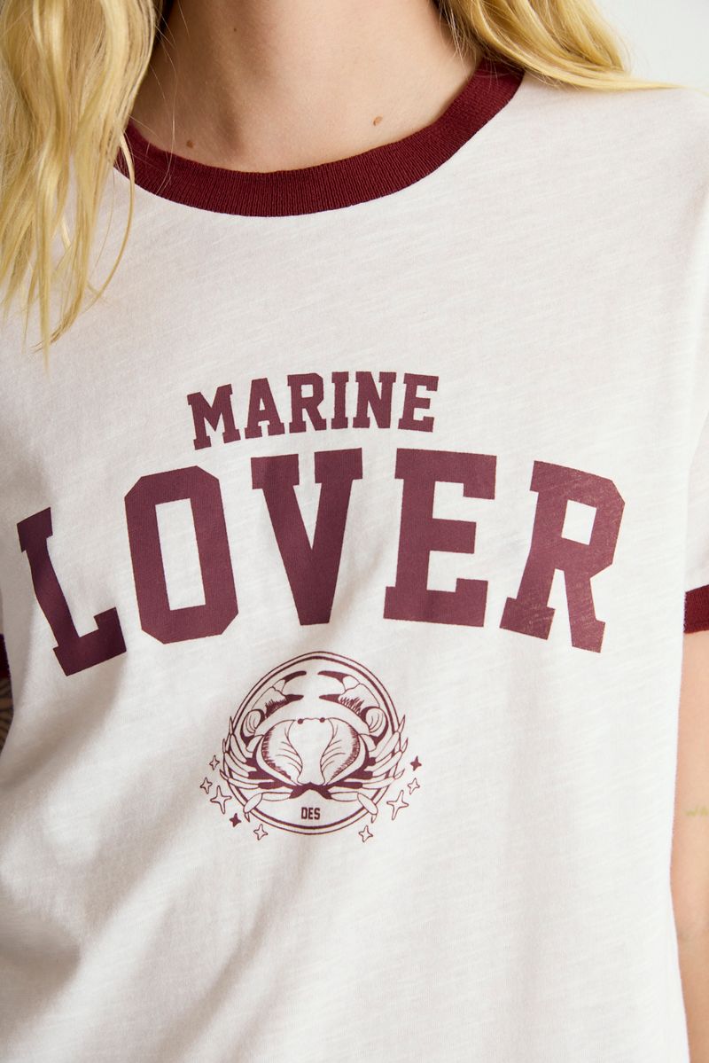 REMERA COTTON PRINT MARINE