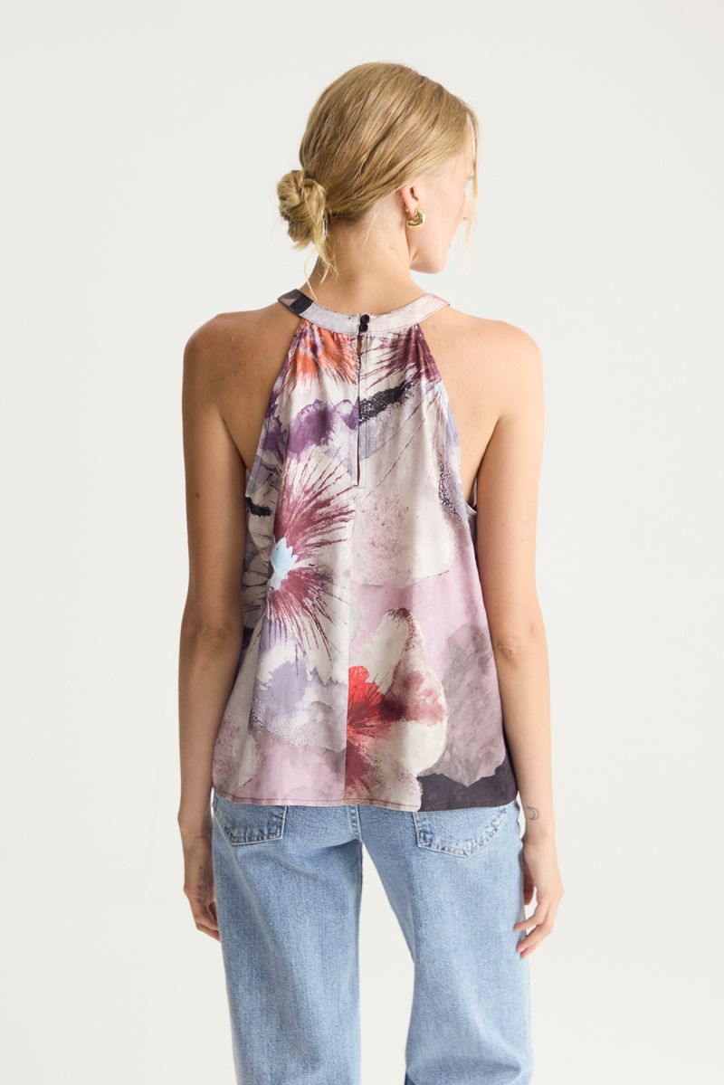 TOP JACQUARD FLOWERS