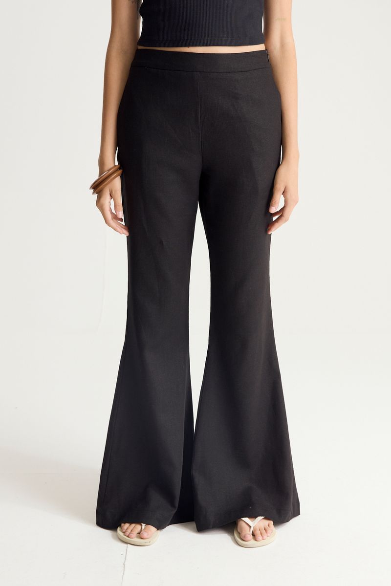 PANTALON WIDE LINEN CAROL
