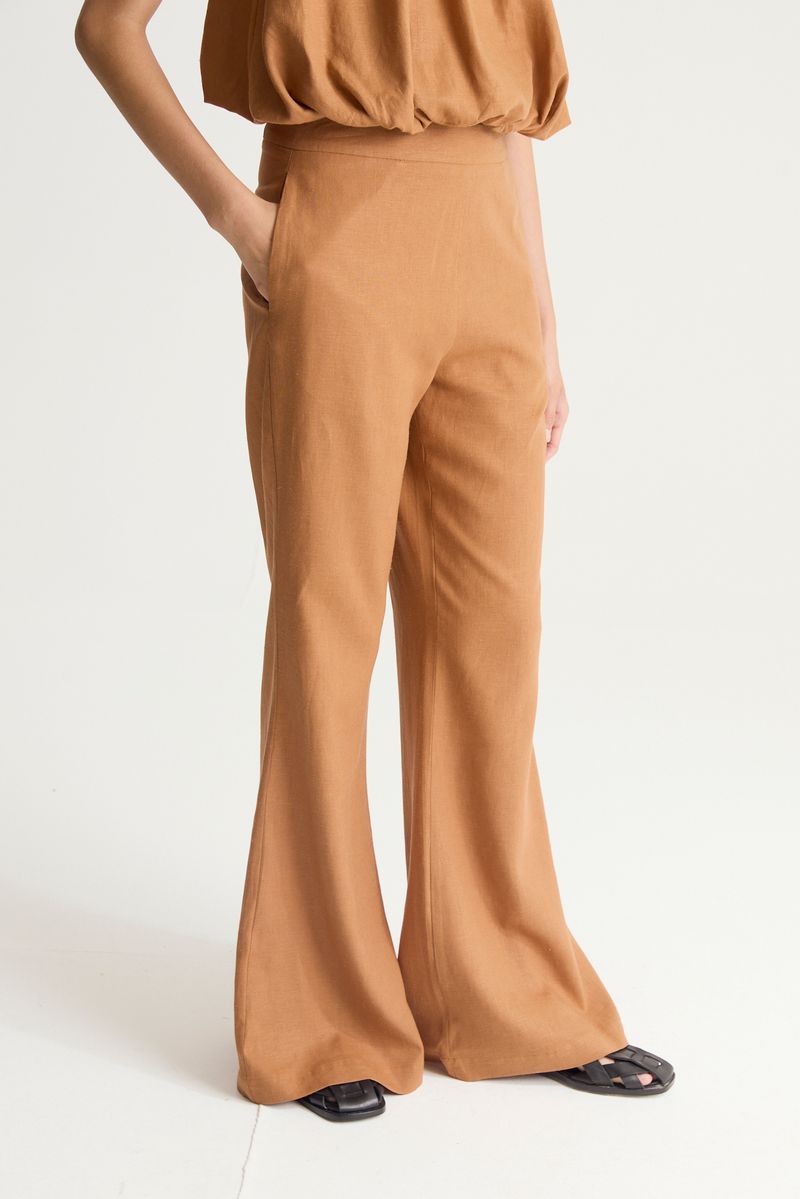 PANTALON WIDE LINEN CAROL