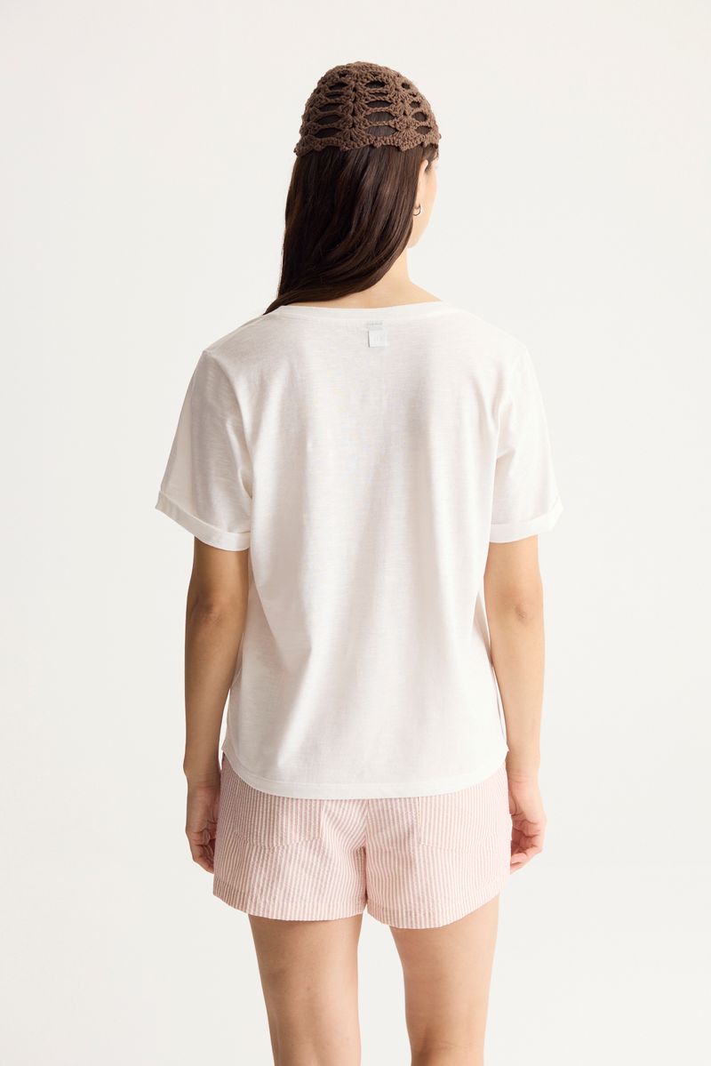 REMERA BASIC FLAME BEE