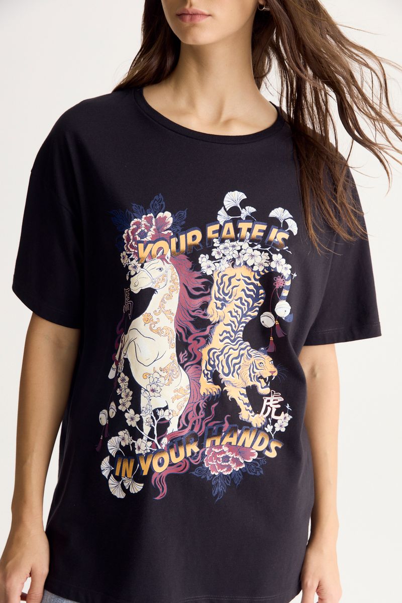REMERA COTTON PRINT FATE