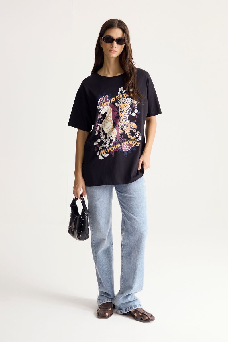 REMERA COTTON PRINT FATE