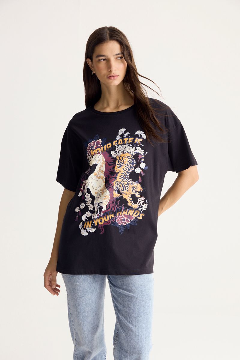 REMERA COTTON PRINT FATE