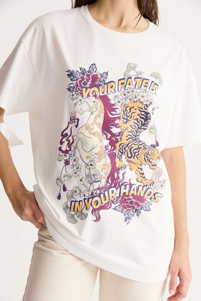REMERA COTTON PRINT FATE