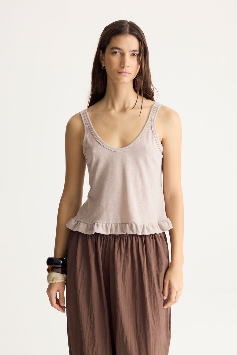 MUSCULOSA FLAME RUFFLES