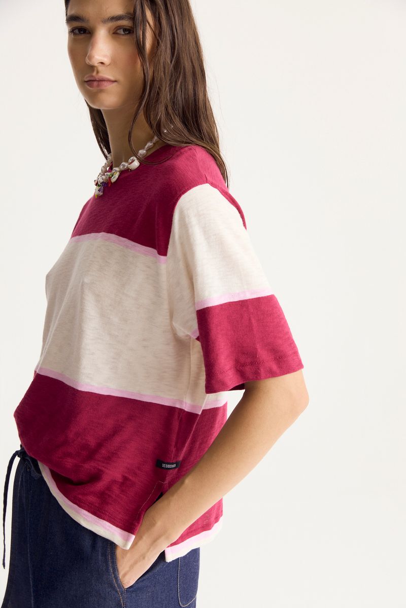 REMERA COTTON BOLD STRIPES