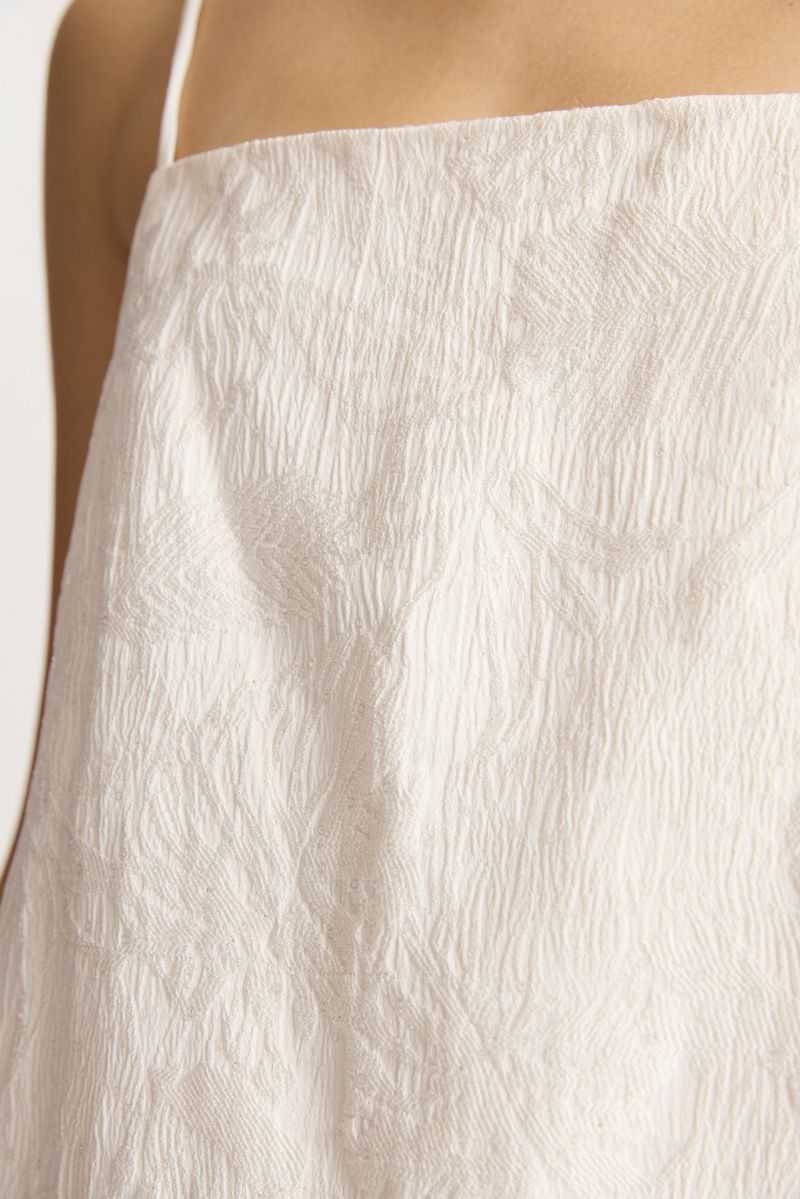 VESTIDO JACQUARD LEAFS