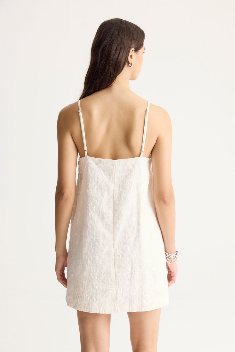 VESTIDO JACQUARD LEAFS