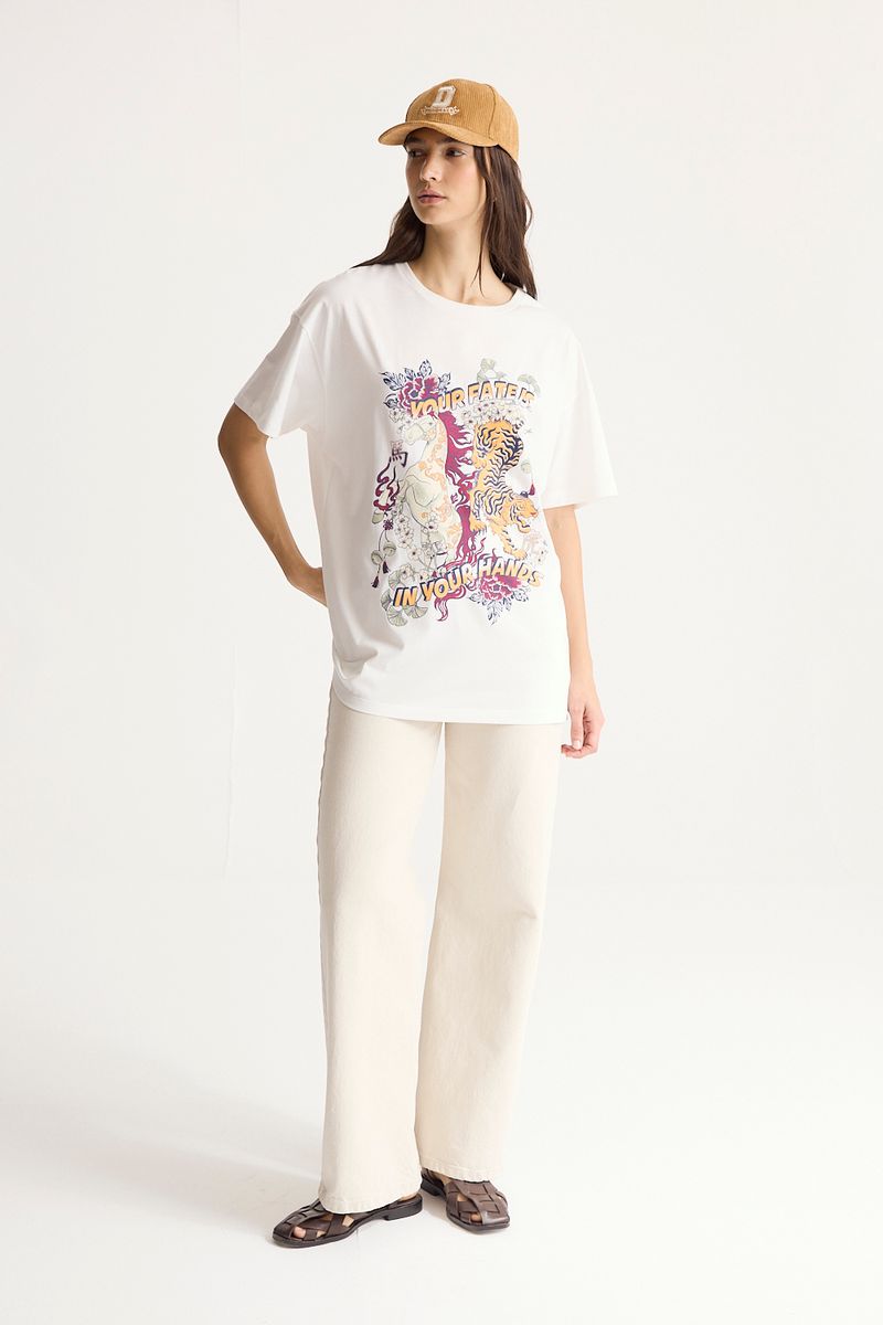 REMERA COTTON PRINT FATE