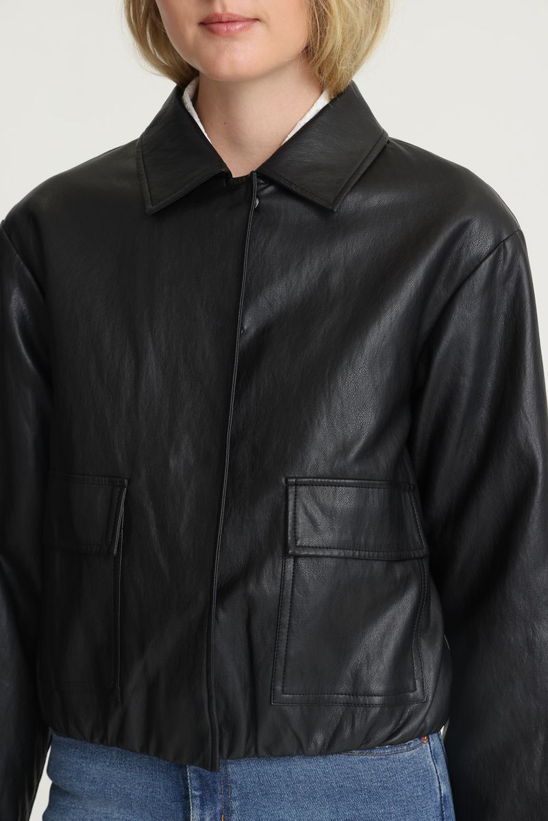 CHAQUETA VEGAN LEATHER