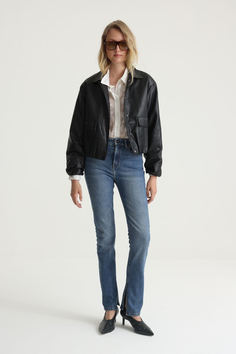 CHAQUETA VEGAN LEATHER