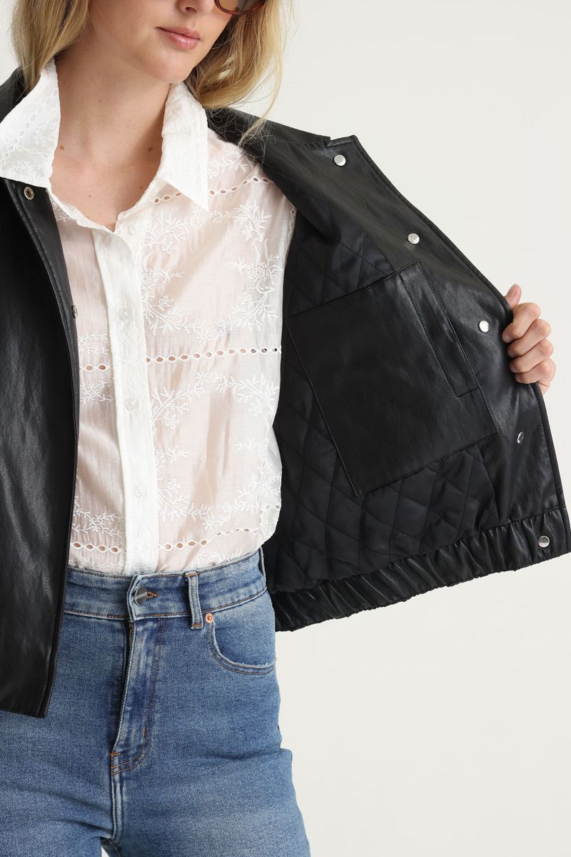 CHAQUETA VEGAN LEATHER