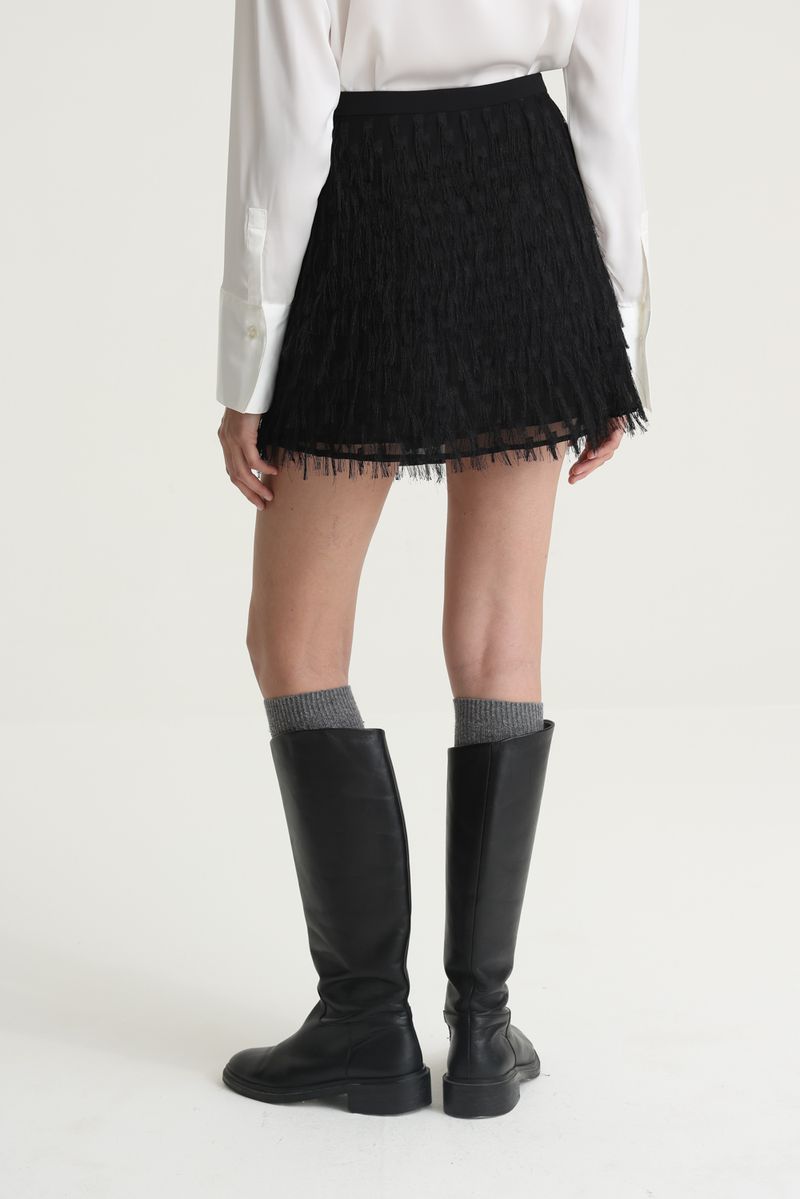 POLLERA SHINNY FRINGES