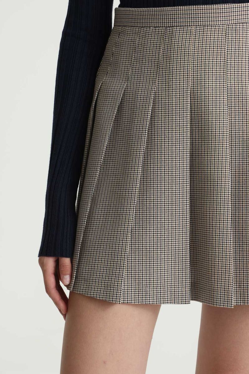 POLLERA PIED DE POULE PREPPY