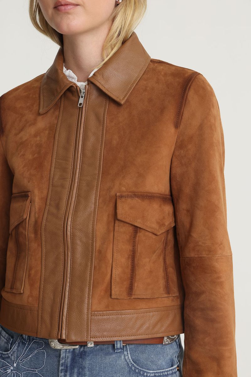 CHAQUETA SUEDE WORN