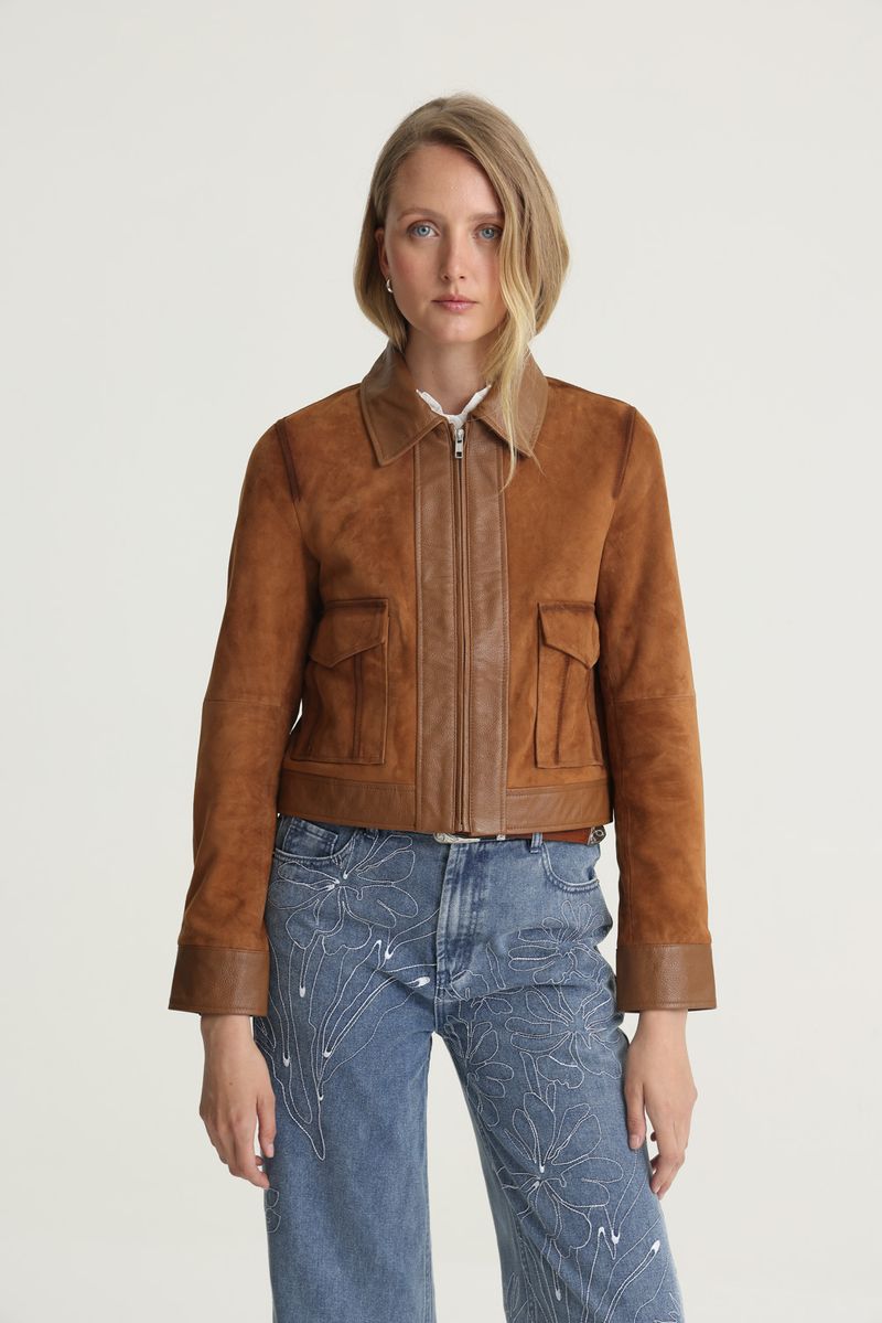 CHAQUETA SUEDE WORN