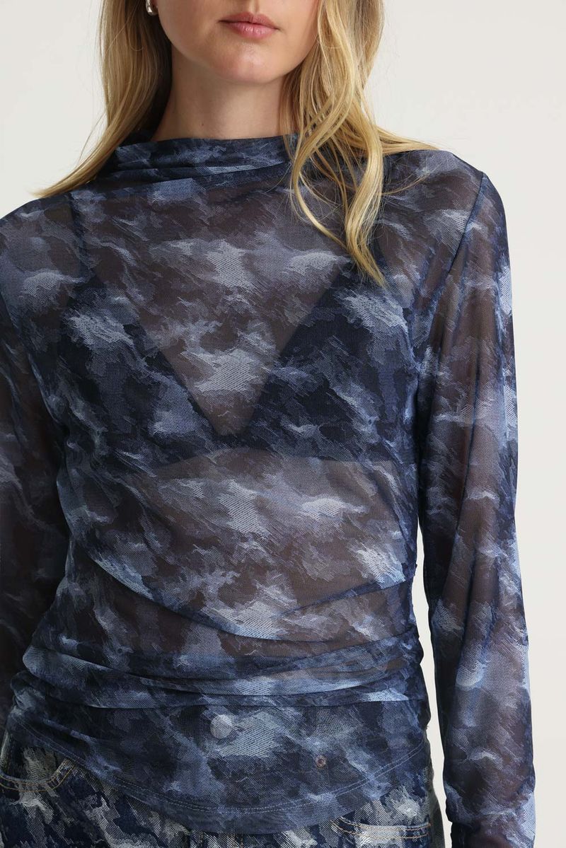 REMERA PRINT DENIM LIKE