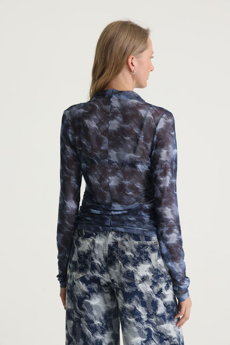 REMERA PRINT DENIM LIKE