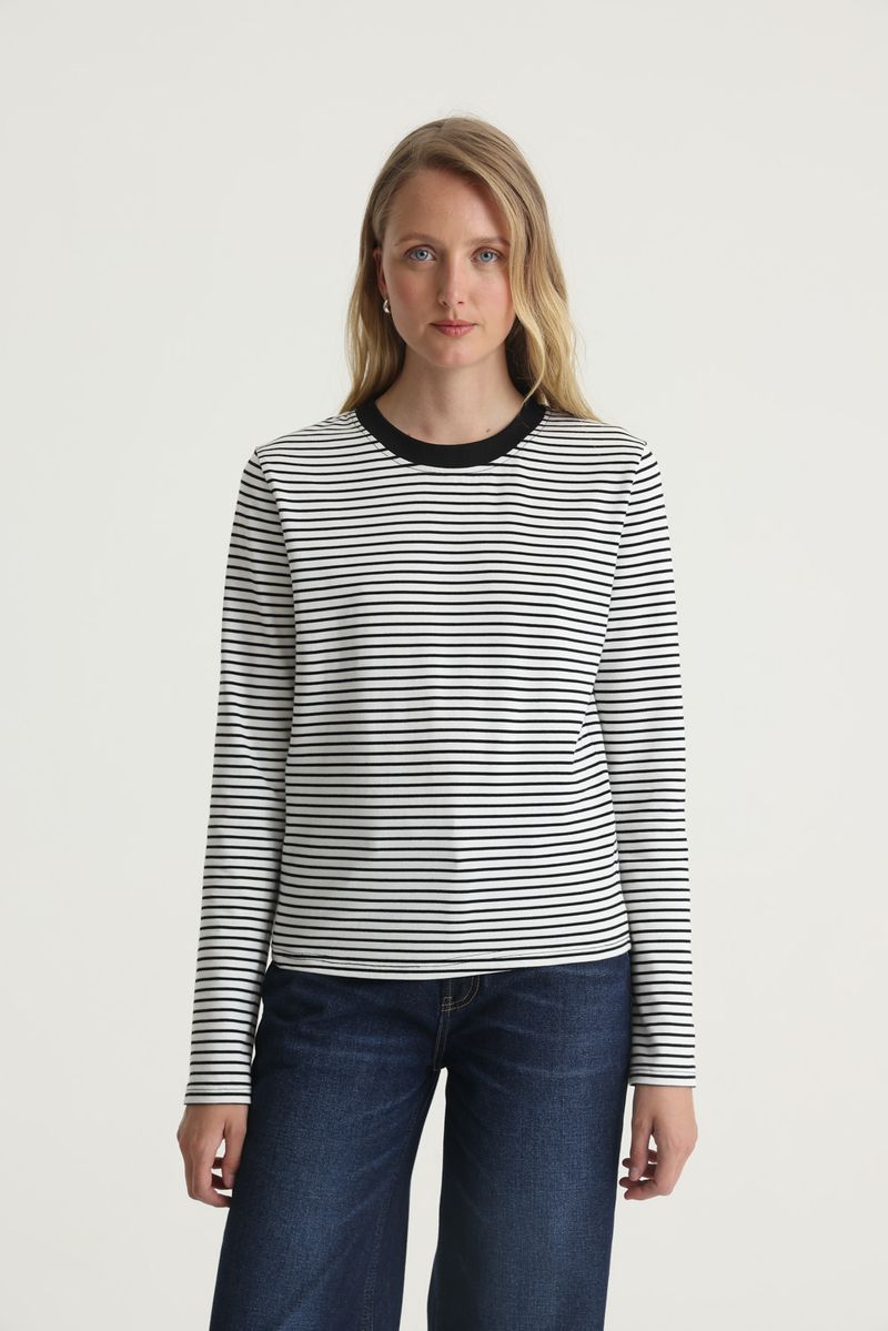 REMERA HEAVY STRIPES AVA