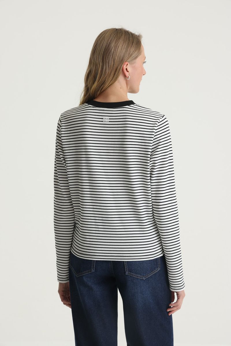 REMERA HEAVY STRIPES AVA