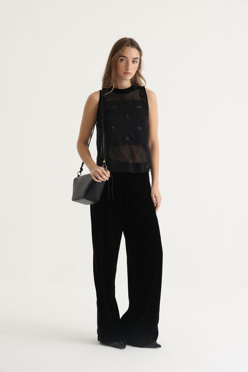 TOP EMBROIDERY STARS