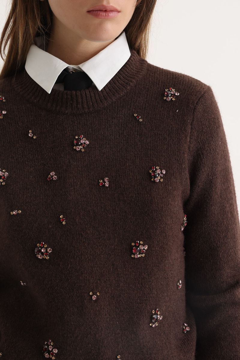 SWEATER EMBELLISHED NEW