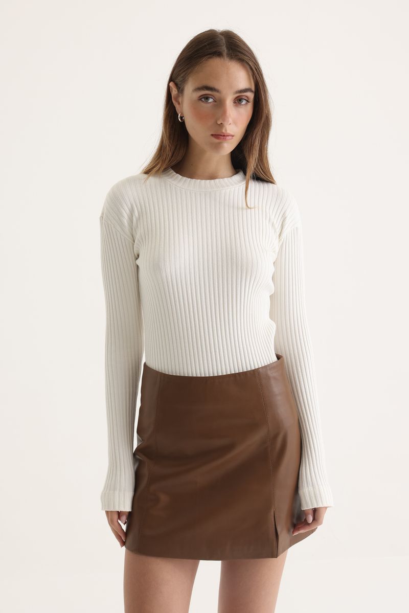 REMERA HEAVY RIBBED MEL