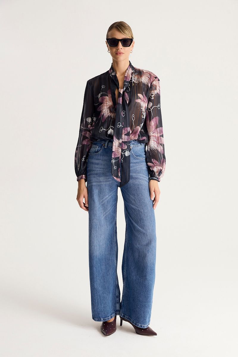 CAMISA PASSION FLOWER PRINT