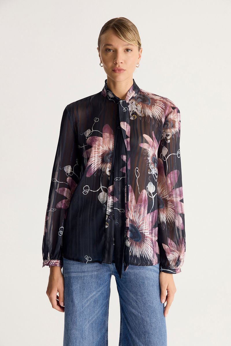 CAMISA PASSION FLOWER PRINT