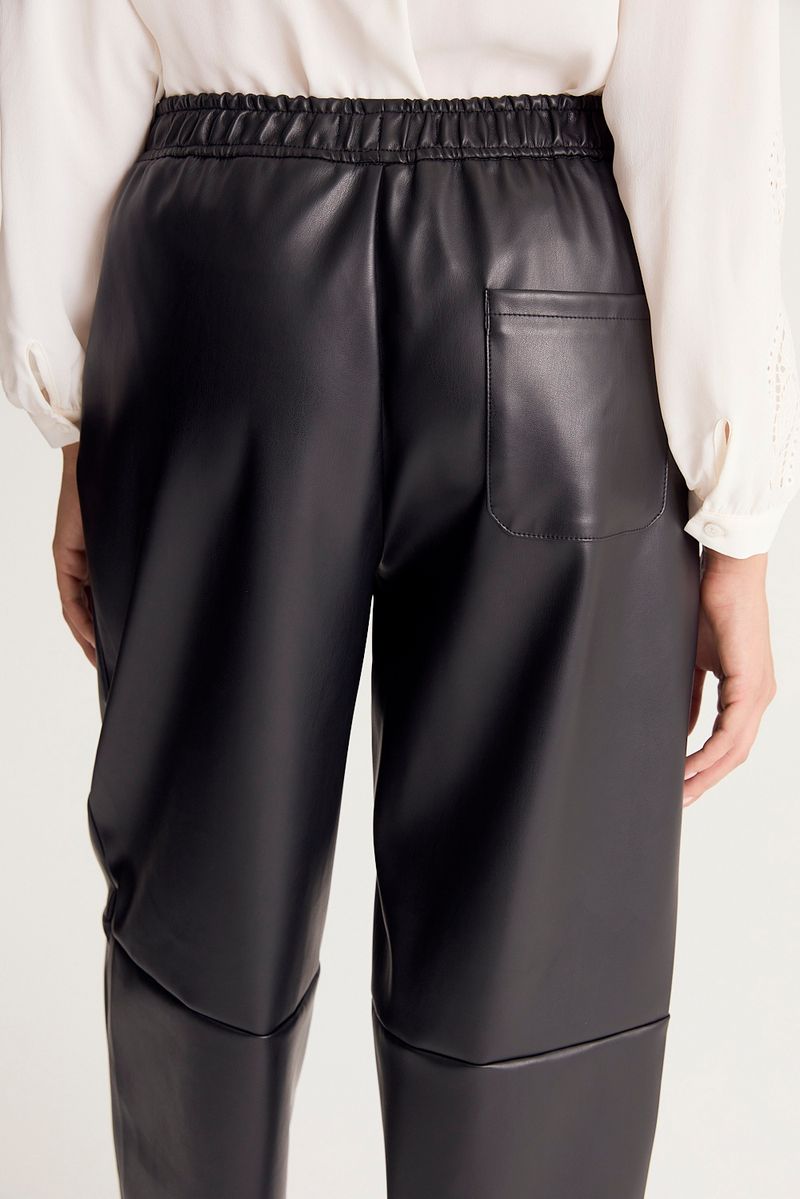 PANTALONES PA CROP FAUX LEATHER