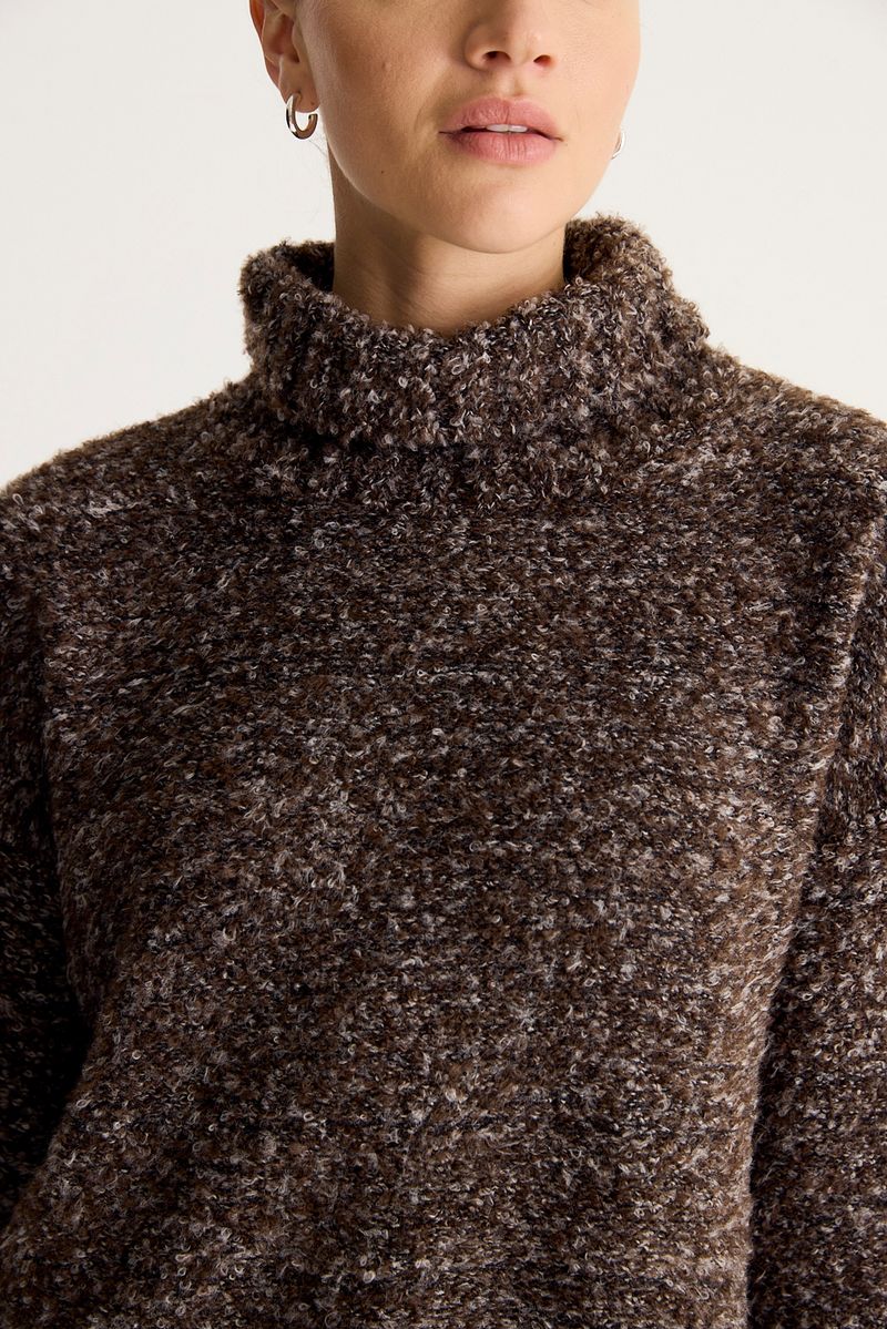 SWEATER TURTLE BOUCLE