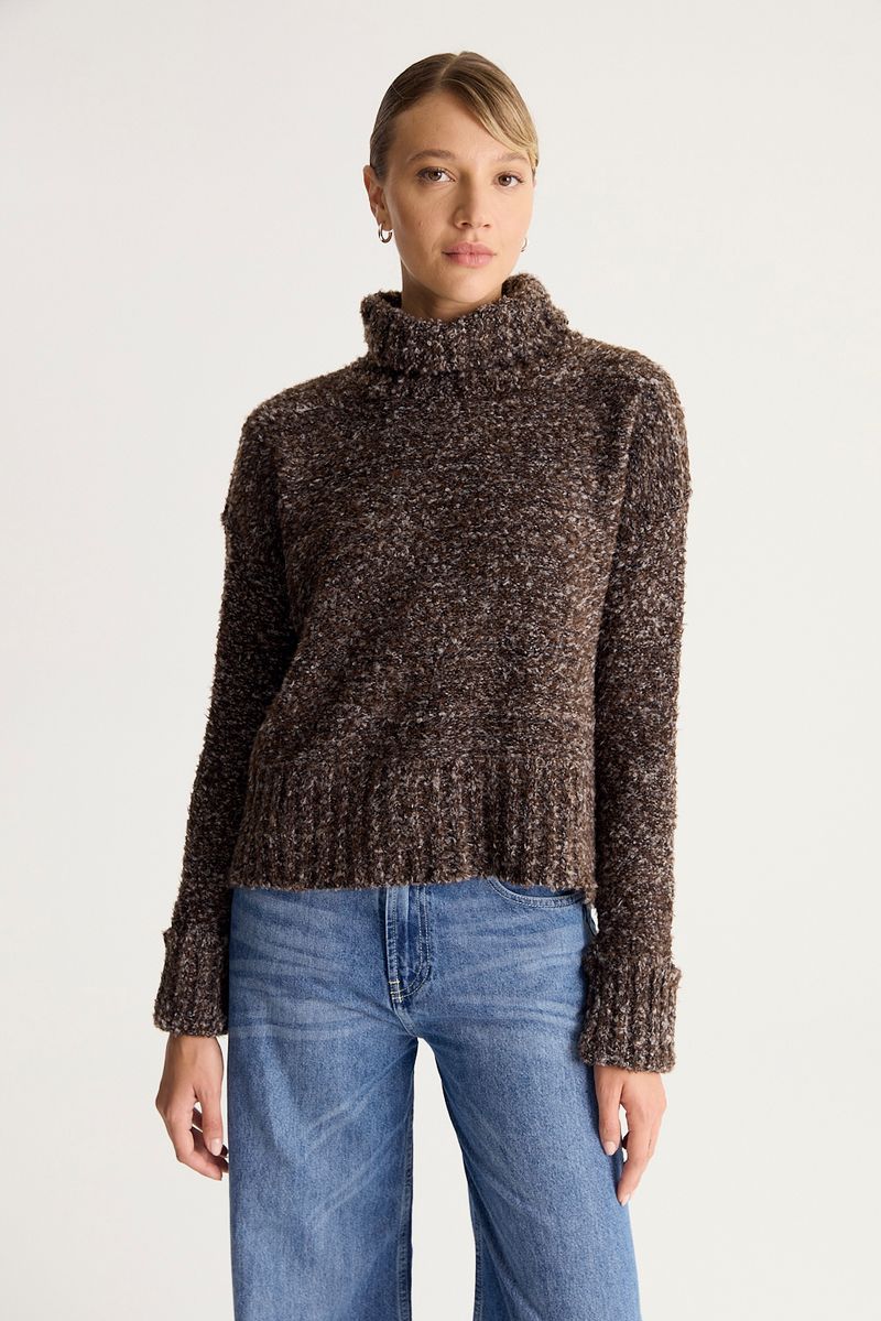 SWEATER TURTLE BOUCLE