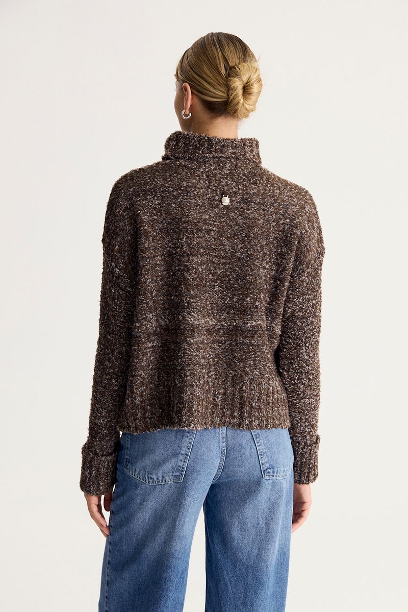 SWEATER TURTLE BOUCLE