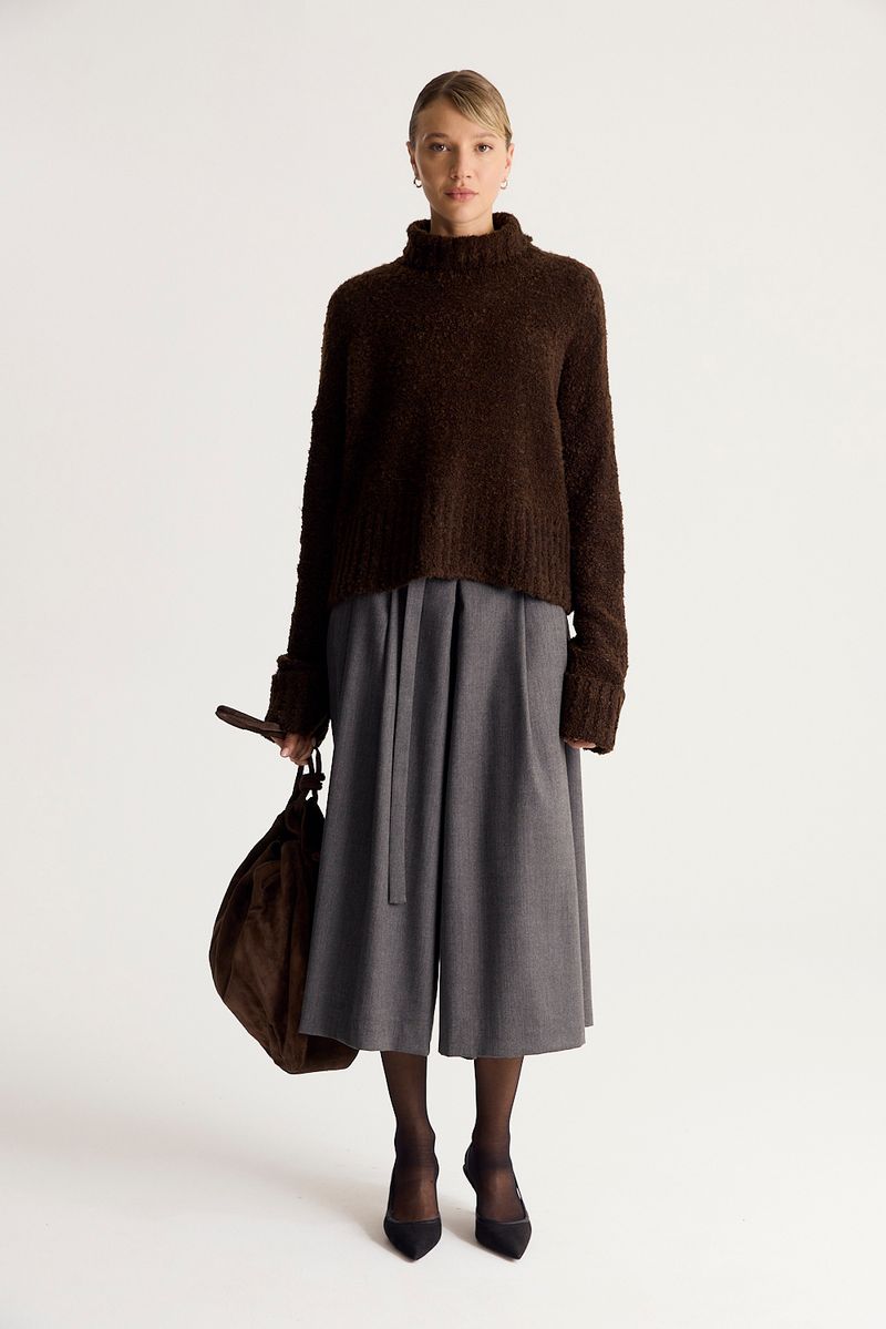 SWEATER TURTLE BOUCLE