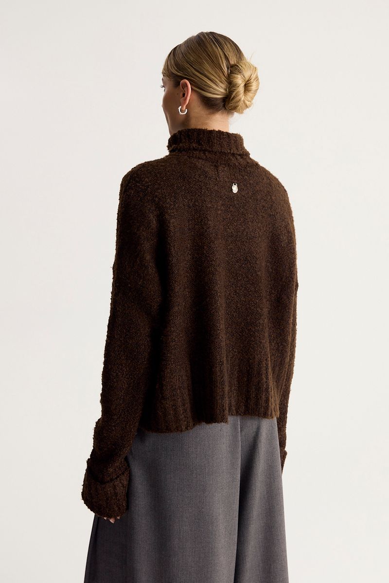 SWEATER TURTLE BOUCLE