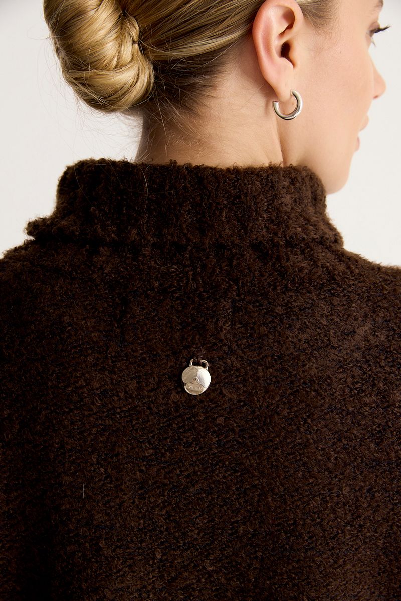 SWEATER TURTLE BOUCLE