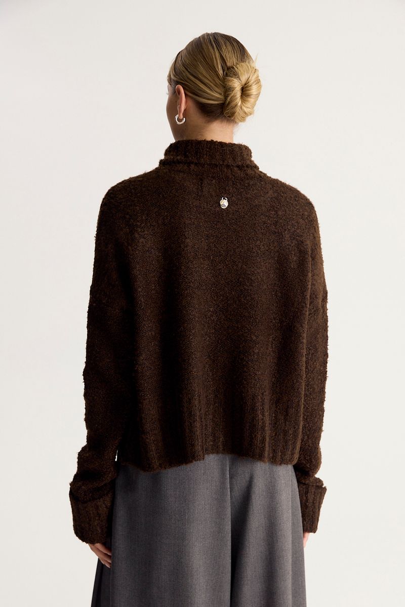 SWEATER TURTLE BOUCLE