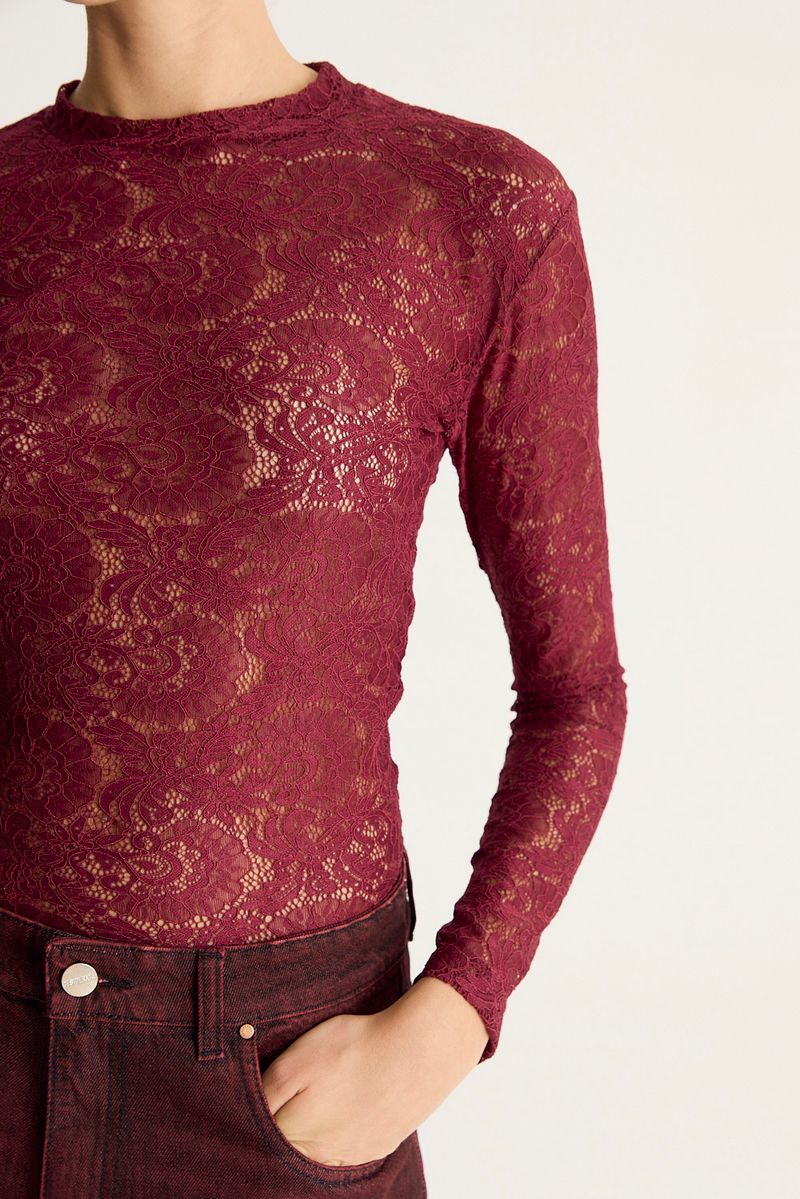 REMERA BASIC LACE