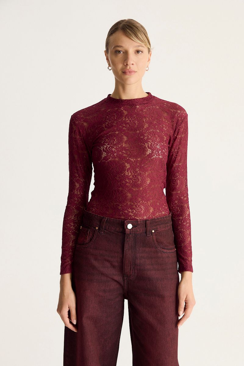 REMERA BASIC LACE
