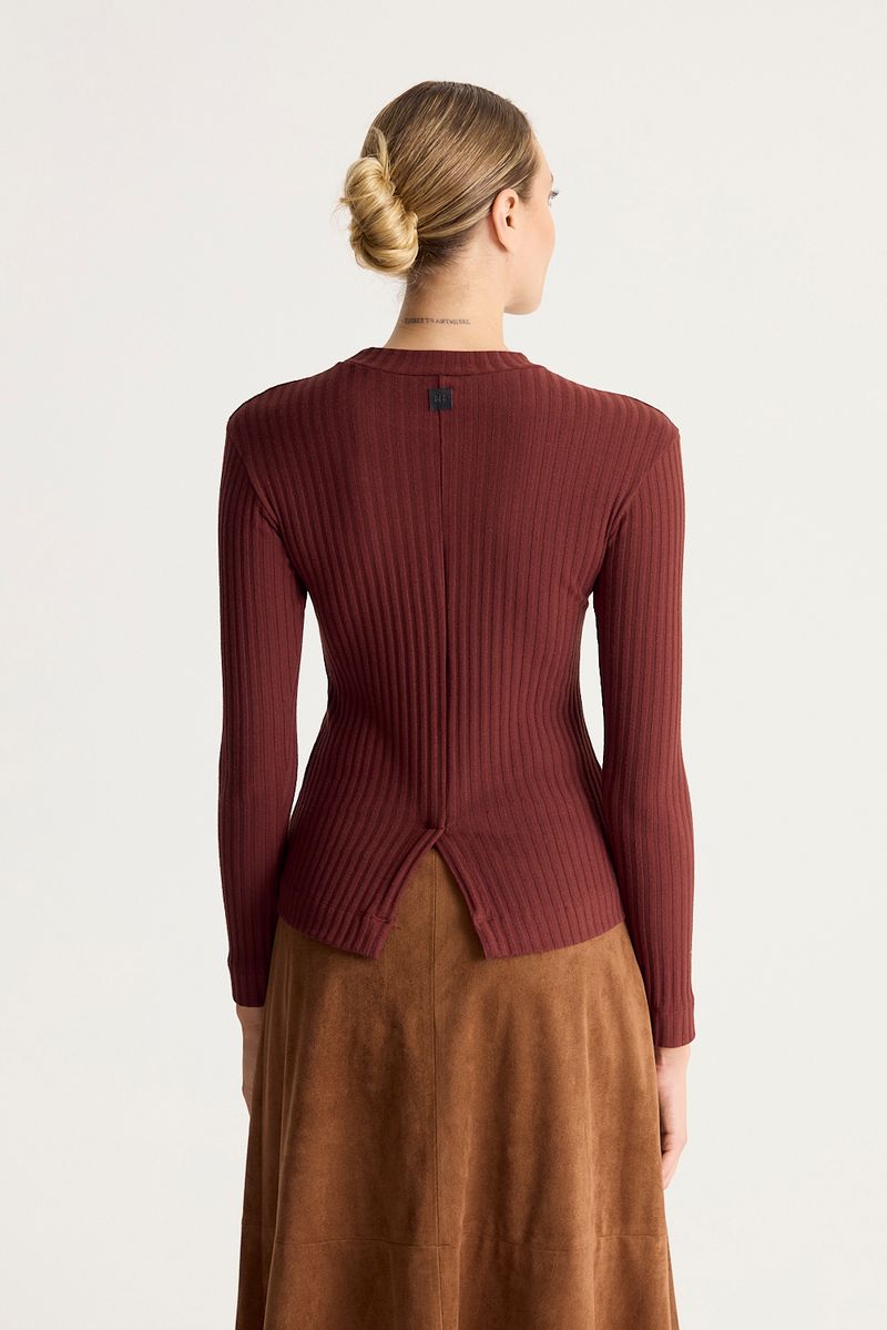 REMERA HEAVY RIBBED MEL