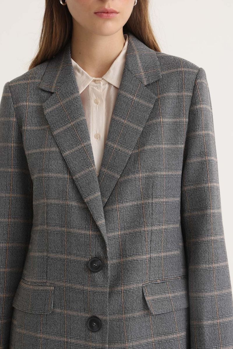 BLAZER PPE DE GALES CON LUREX
