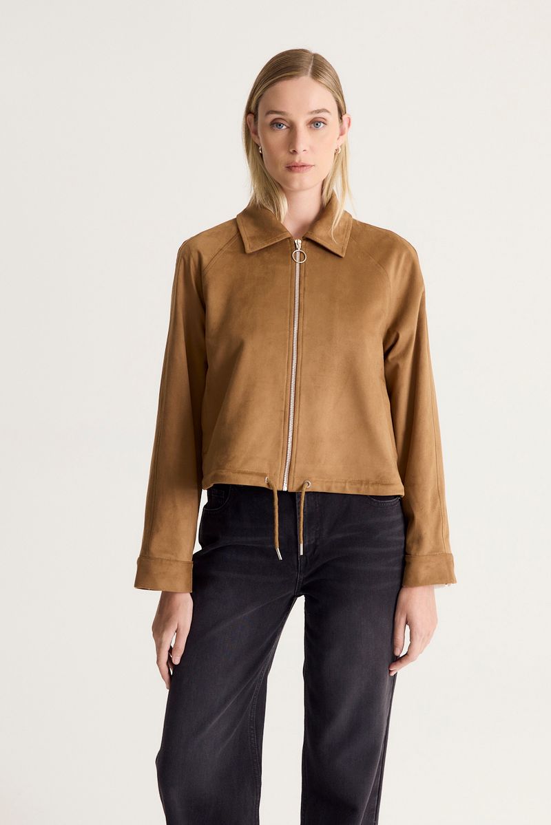 CAMPERA CP BOMBER SUEDE
