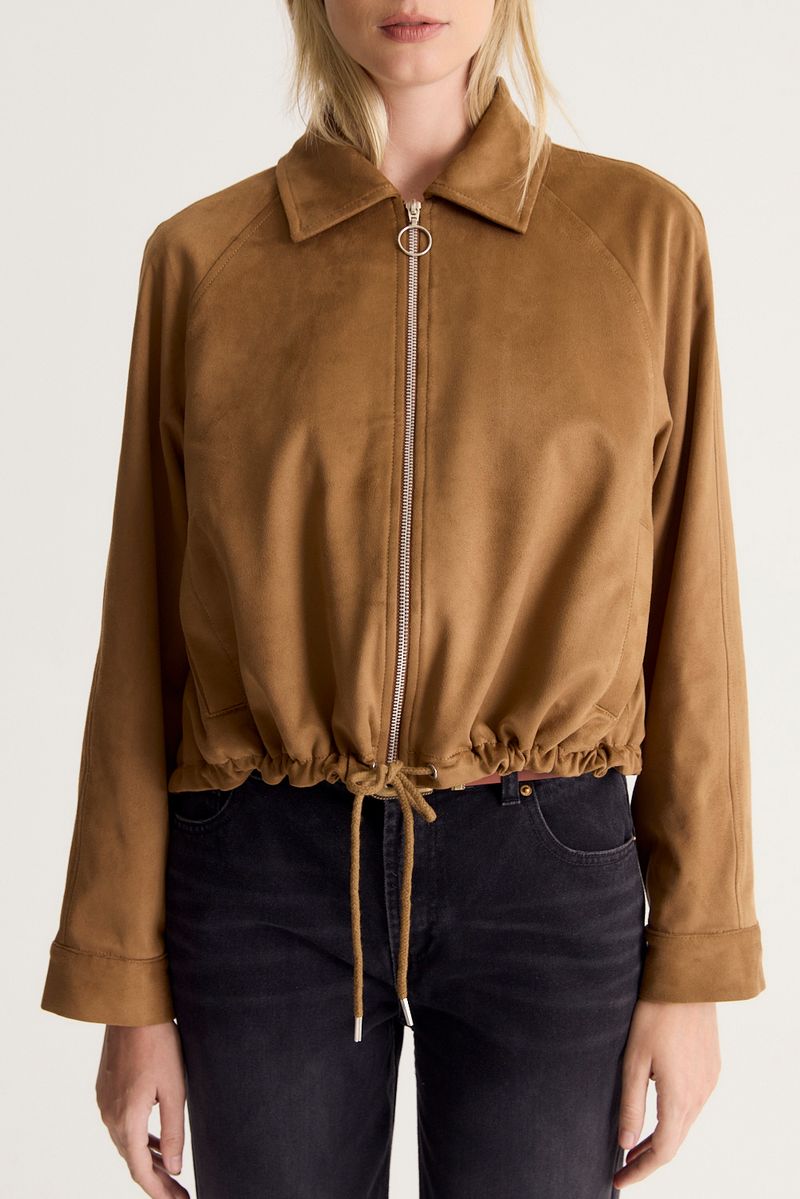 CAMPERA CP BOMBER SUEDE