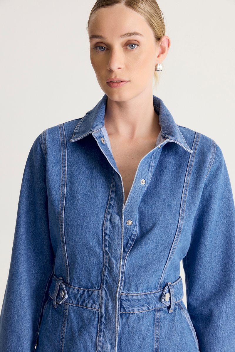 VESTIDO ML DENIM