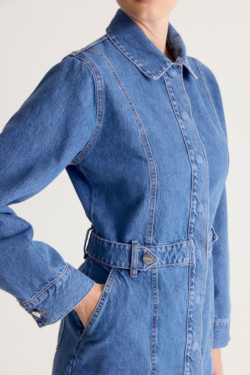 VESTIDO ML DENIM