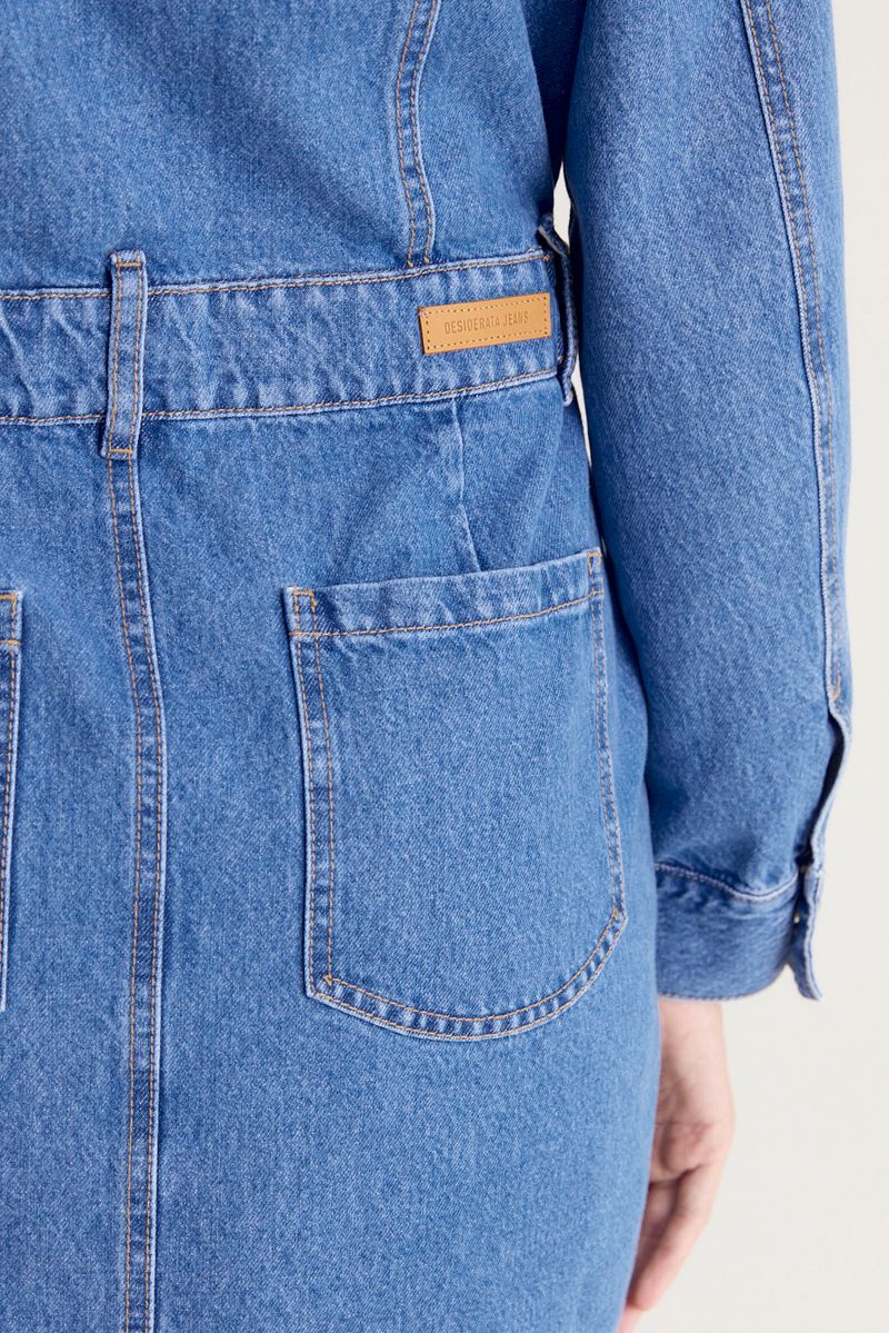 VESTIDO ML DENIM