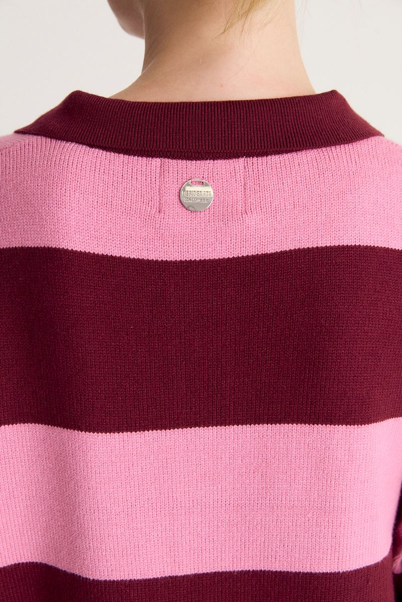 SWEATER STRIPE POLO