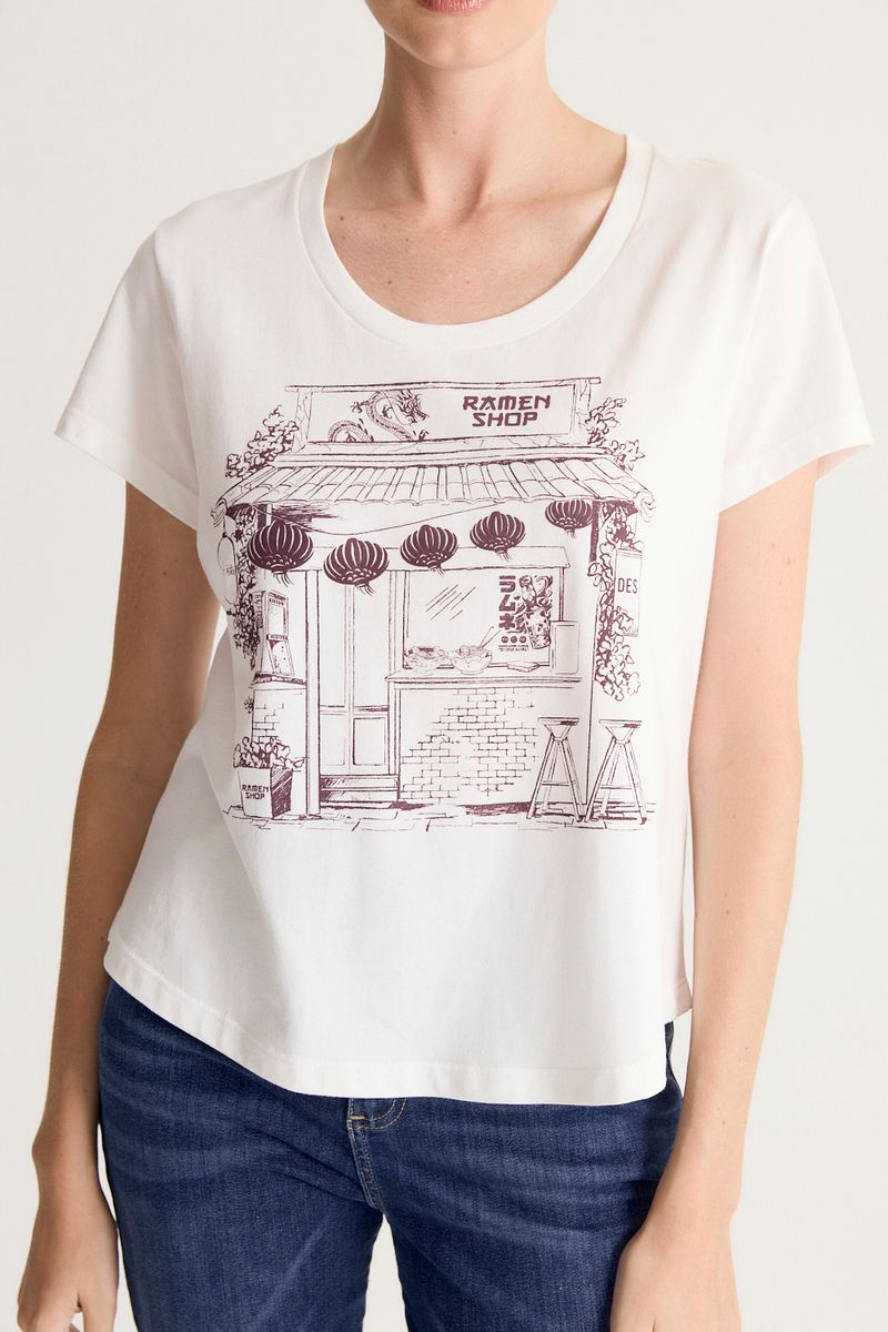 REMERA COTTON PRINT IZAKAYAS